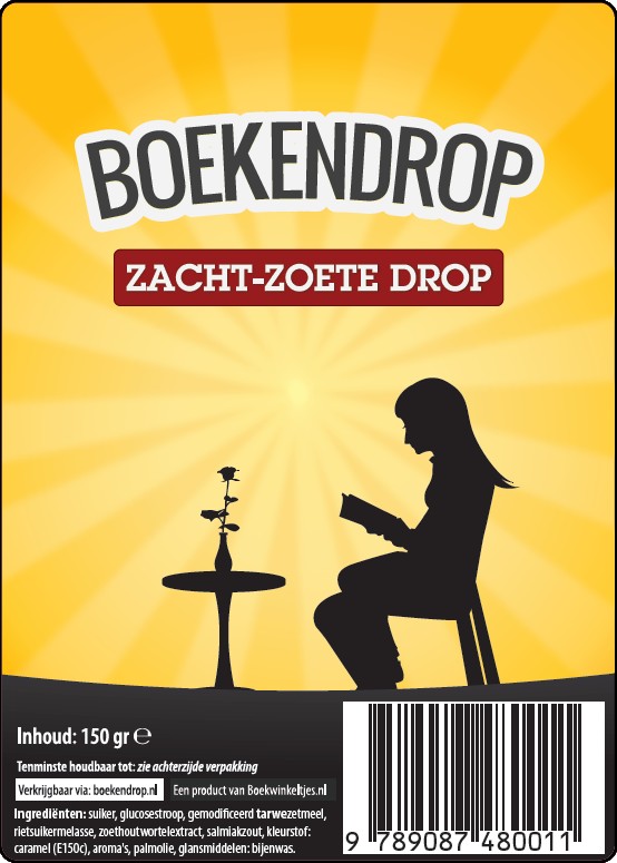 Boekendrop Zacht Zoete etiket